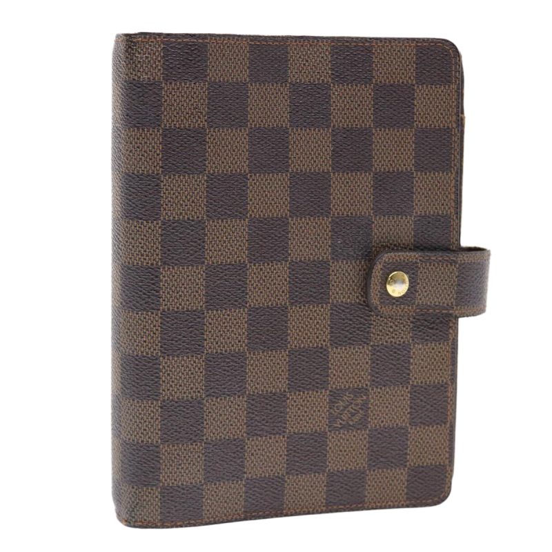LOUIS VUITTON Damier Ebene Agenda MM Day Planner Cover - Logoexplore