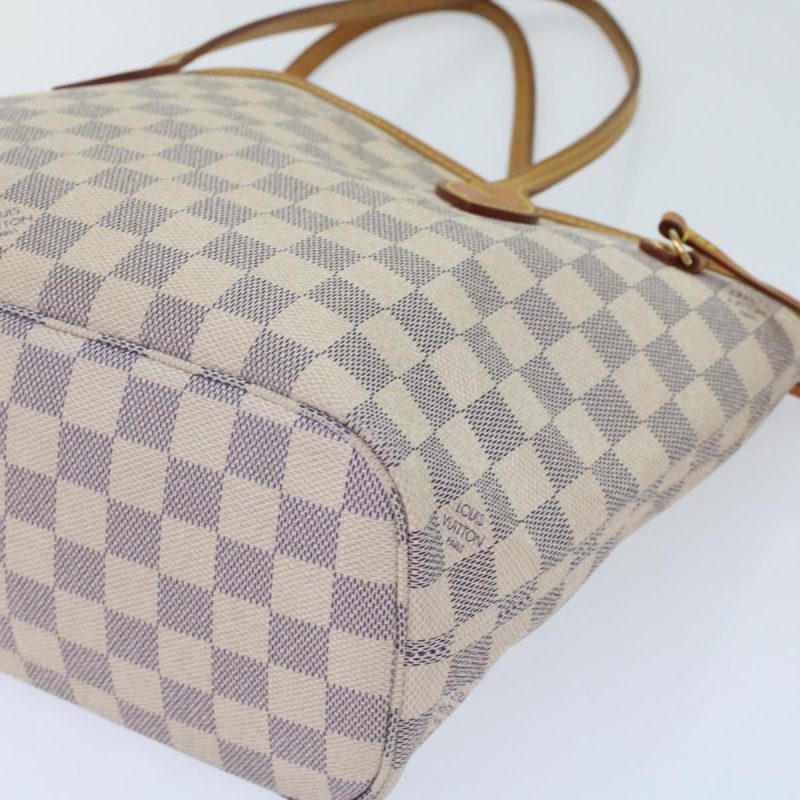 LOUIS VUITTON Damier Azur Neverfull PM Tote Bag - Logoexplore - Image 8