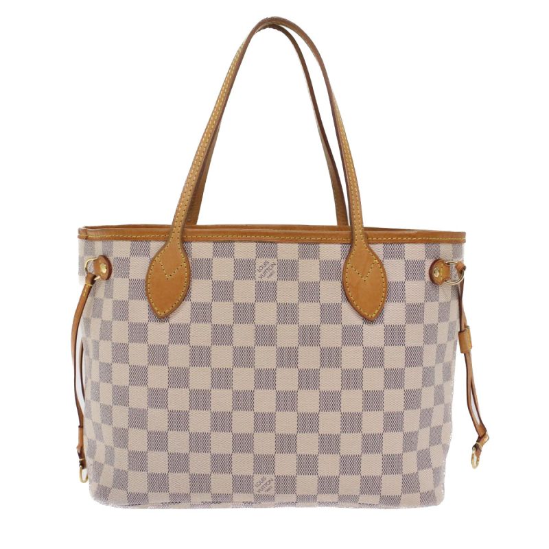 LOUIS VUITTON Damier Azur Neverfull PM Tote Bag - Logoexplore - Image 2