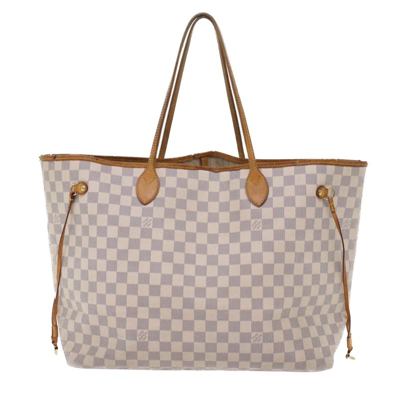 LOUIS VUITTON Damier Azur Neverfull GM Tote Bag - Logoexplore - Image 2