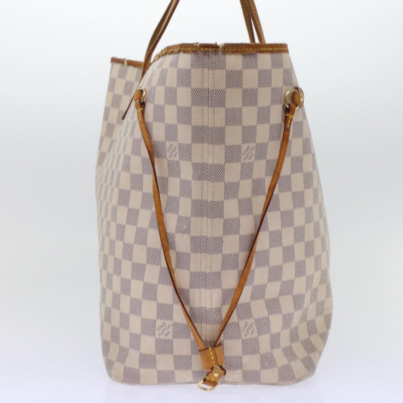 LOUIS VUITTON Damier Azur Neverfull GM Tote Bag - Logoexplore - Image 3