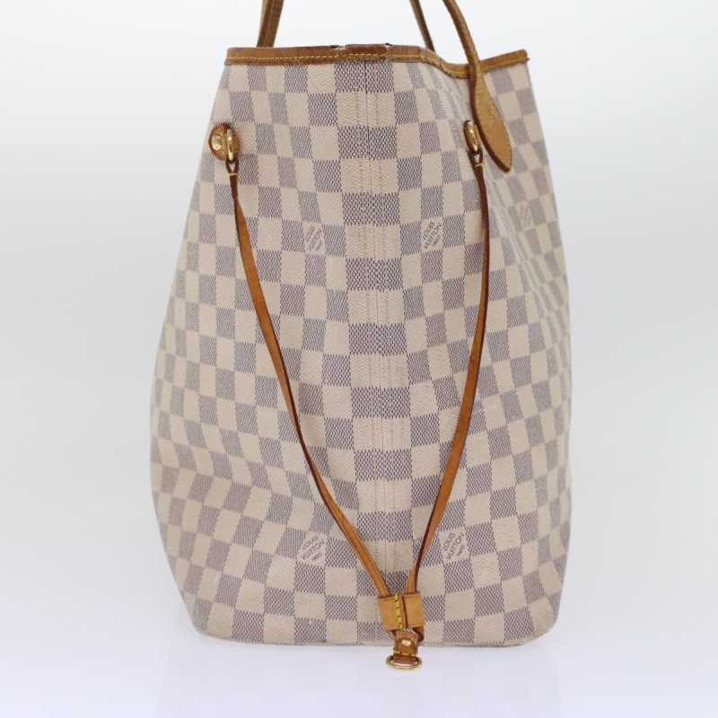 LOUIS VUITTON Damier Azur Neverfull GM Tote Bag - Logoexplore - Image 4