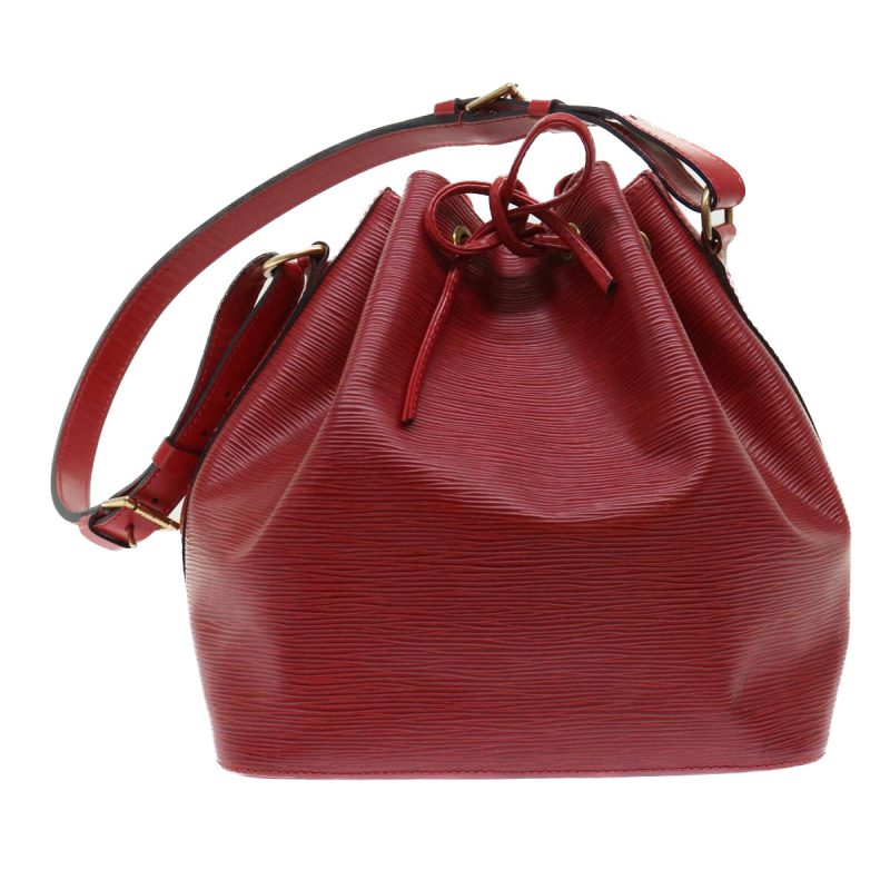 LOUIS VUITTON Epi Petit Noe Shoulder Bag Red M44107 49850 - Logoexplore