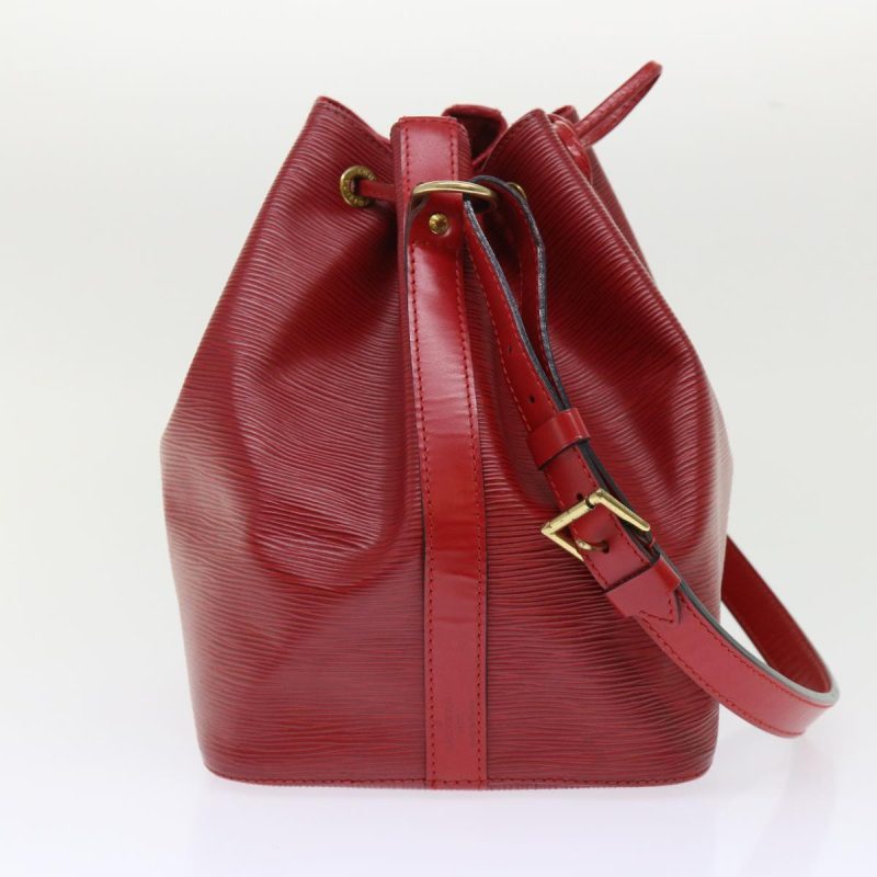 LOUIS VUITTON Epi Petit Noe Shoulder Bag Red M44107 49850 - Logoexplore - Image 4
