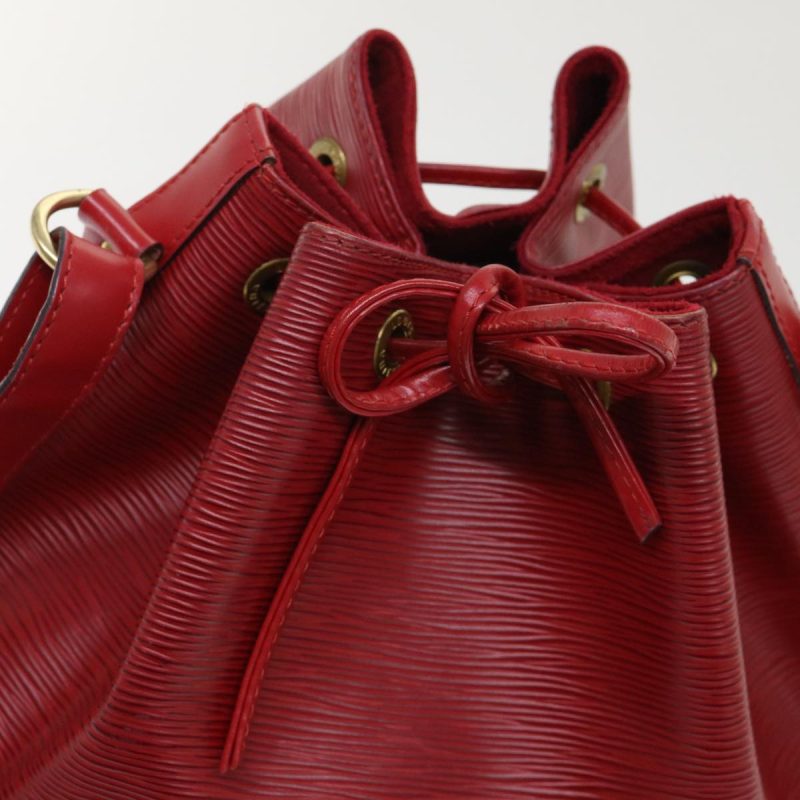 LOUIS VUITTON Epi Petit Noe Shoulder Bag Red M44107 49850 - Logoexplore - Image 7