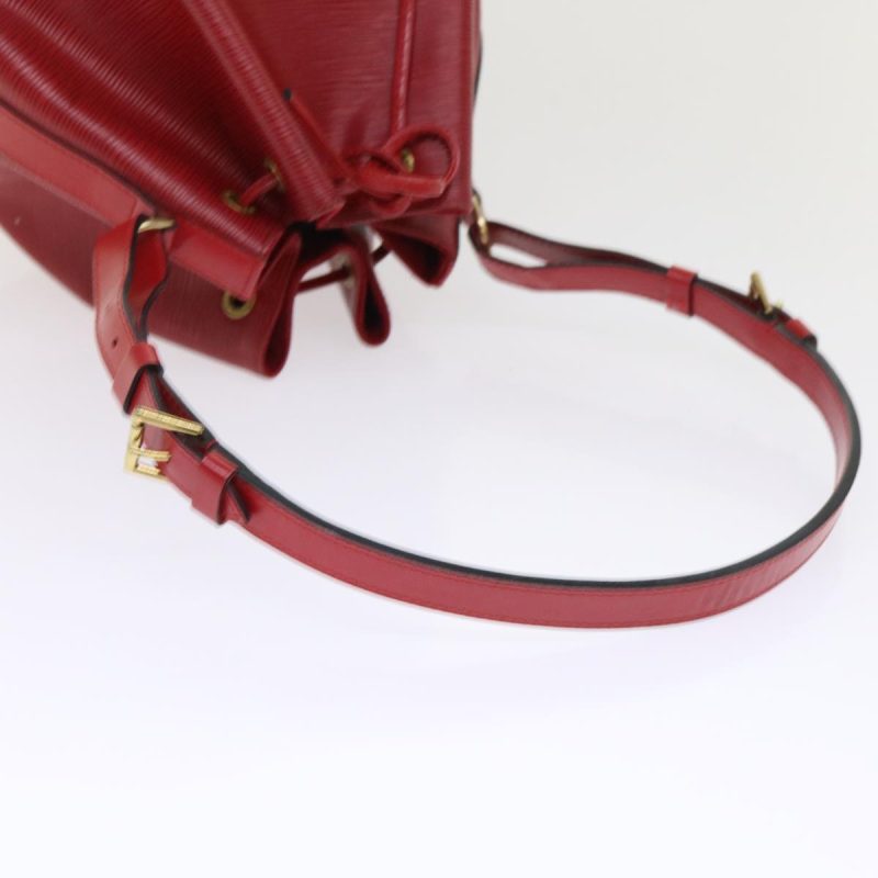 LOUIS VUITTON Epi Petit Noe Shoulder Bag Red M44107 49850 - Logoexplore - Image 8