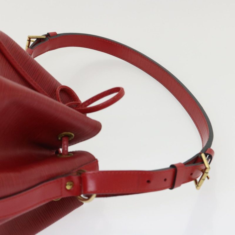 LOUIS VUITTON Epi Petit Noe Shoulder Bag Red M44107 49850 - Logoexplore - Image 9