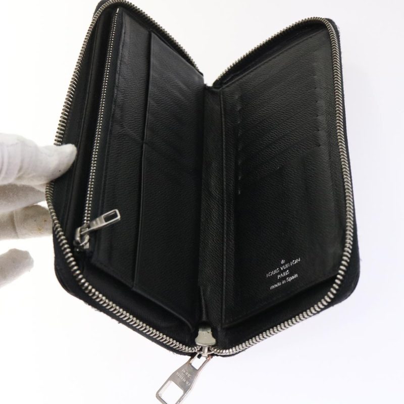 LOUIS VUITTON Damier Graphite Zippy Wallet Vertical Wallet N63095 49953 - Logoexplore - Image 9