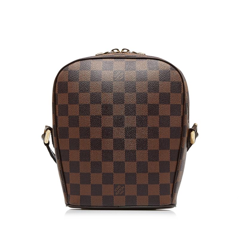 LOUIS VUITTON Damier Ebene Ipanema PM Crossbody Bag - Logoexplore - Image 3
