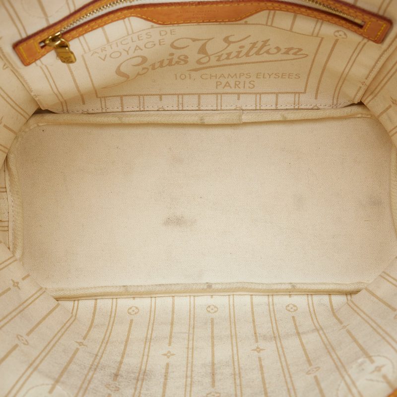 LOUIS VUITTON Damier Azur Neverfull PM White - Logoexplore - Image 6