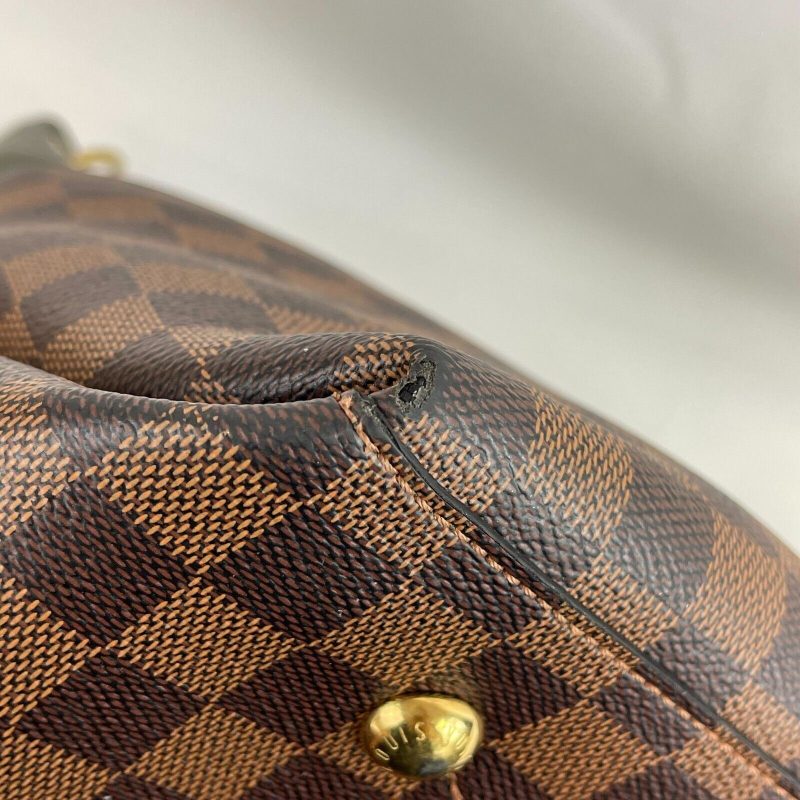 LOUIS VUITTON Damier Ebene Canvas Maida Hobo - Brown/Green Shoulder Bag - Logoexplore - Image 7