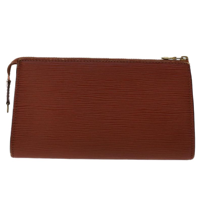 LOUIS VUITTON Epi Pochette Accessoires Pouch Brown M52953 50007 - Logoexplore - Image 2