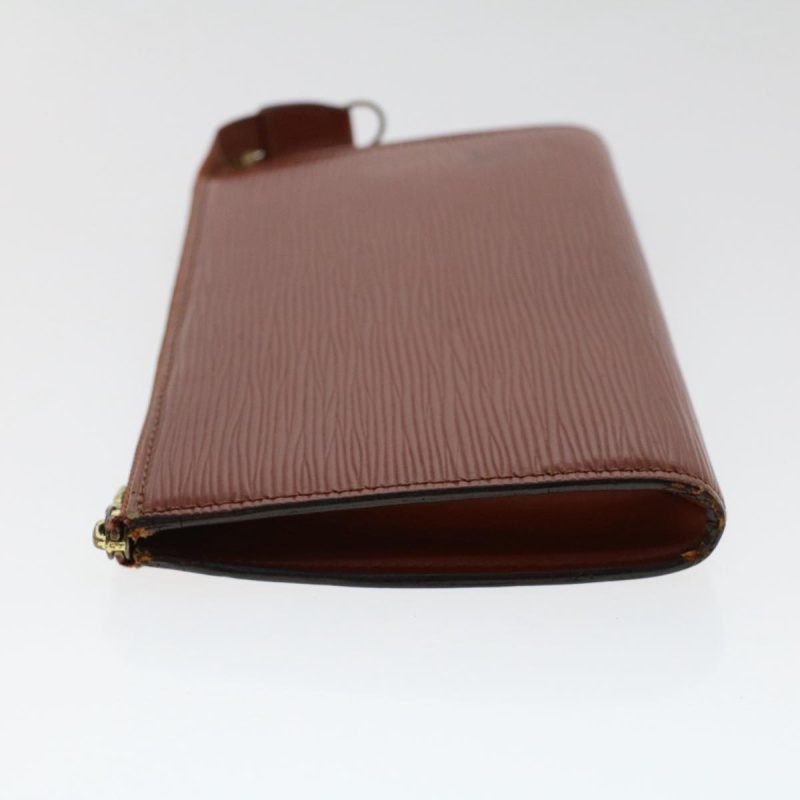 LOUIS VUITTON Epi Pochette Accessoires Pouch Brown M52953 50007 - Logoexplore - Image 3