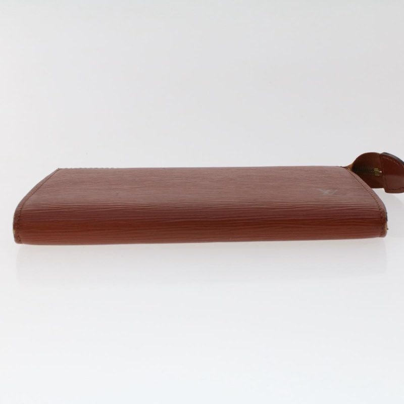 LOUIS VUITTON Epi Pochette Accessoires Pouch Brown M52953 50007 - Logoexplore - Image 7