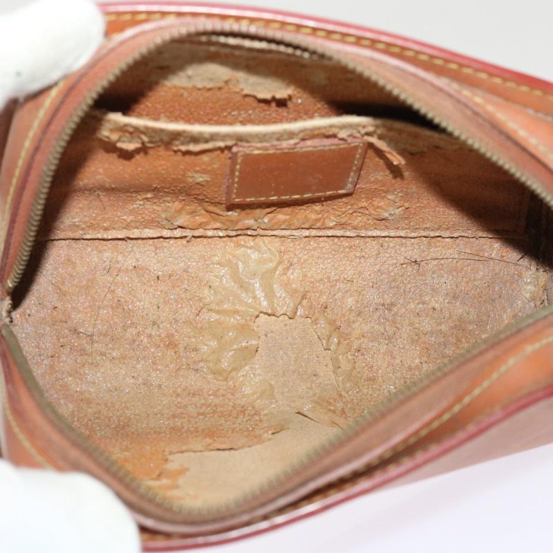 LOUIS VUITTON Epi Dauphine PM Pouch Brown M48443 50010 - Logoexplore - Image 10