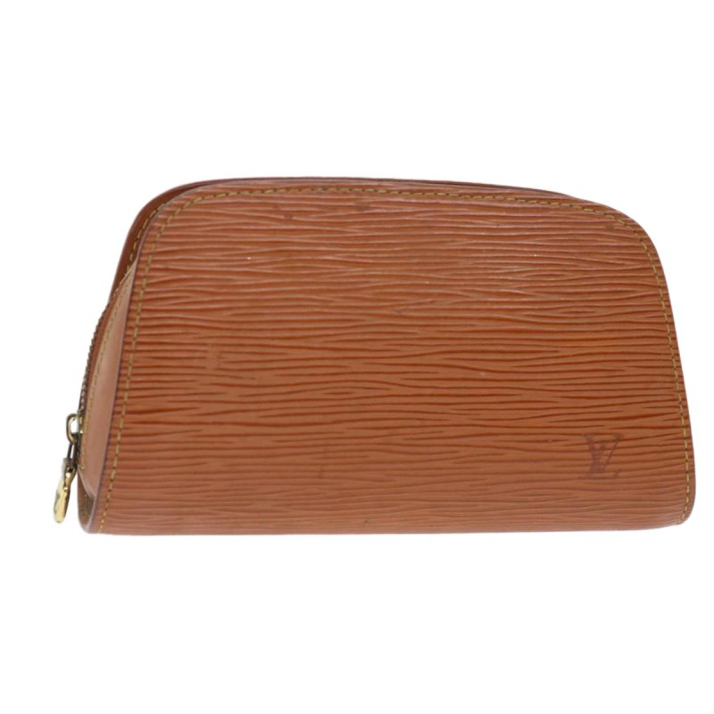 LOUIS VUITTON Epi Dauphine PM Pouch Brown M48443 50010 - Logoexplore