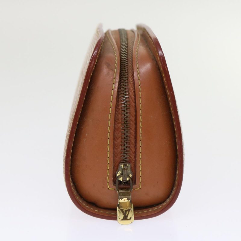 LOUIS VUITTON Epi Dauphine PM Pouch Brown M48443 50010 - Logoexplore - Image 5