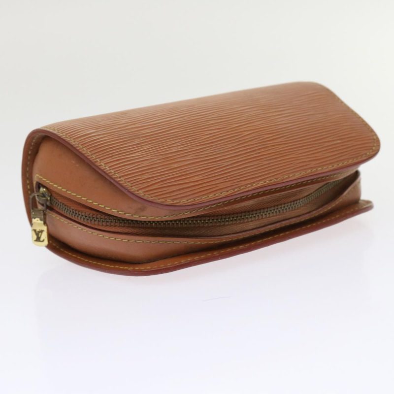 LOUIS VUITTON Epi Dauphine PM Pouch Brown M48443 50010 - Logoexplore - Image 6
