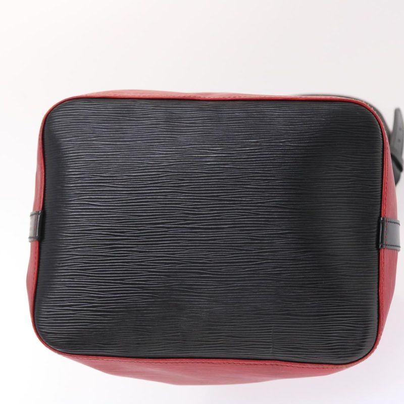 LOUIS VUITTON Epi Petit Noe Shoulder Bag Bicolor Black Red M44172 50070 - Logoexplore - Image 5