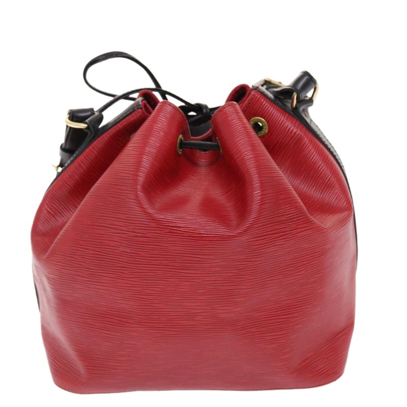 LOUIS VUITTON Epi Petit Noe Shoulder Bag Bicolor Black Red M44172 50070 - Logoexplore - Image 2