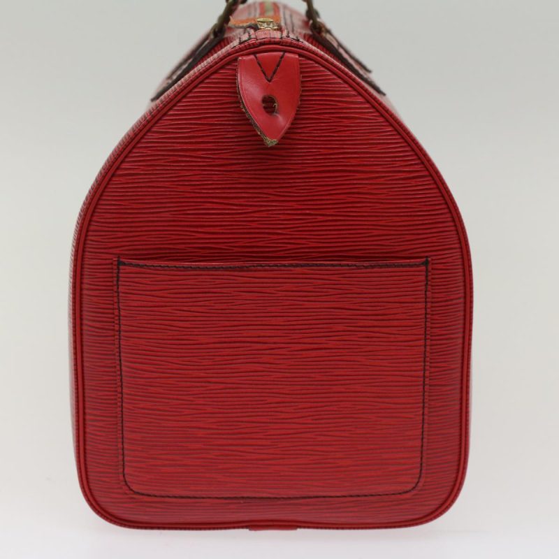 LOUIS VUITTON Epi Speedy 35 Hand Bag Castilian Red M42997 - Logoexplore - Image 4