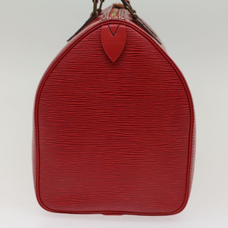LOUIS VUITTON Epi Speedy 35 Hand Bag Castilian Red M42997 - Logoexplore - Image 5