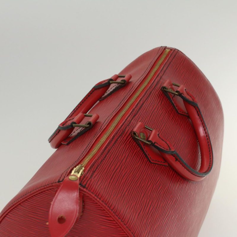 LOUIS VUITTON Epi Speedy 35 Hand Bag Castilian Red M42997 - Logoexplore - Image 6