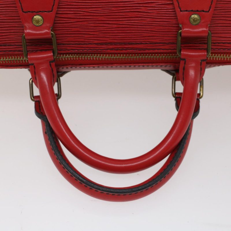 LOUIS VUITTON Epi Speedy 35 Hand Bag Castilian Red M42997 - Logoexplore - Image 7
