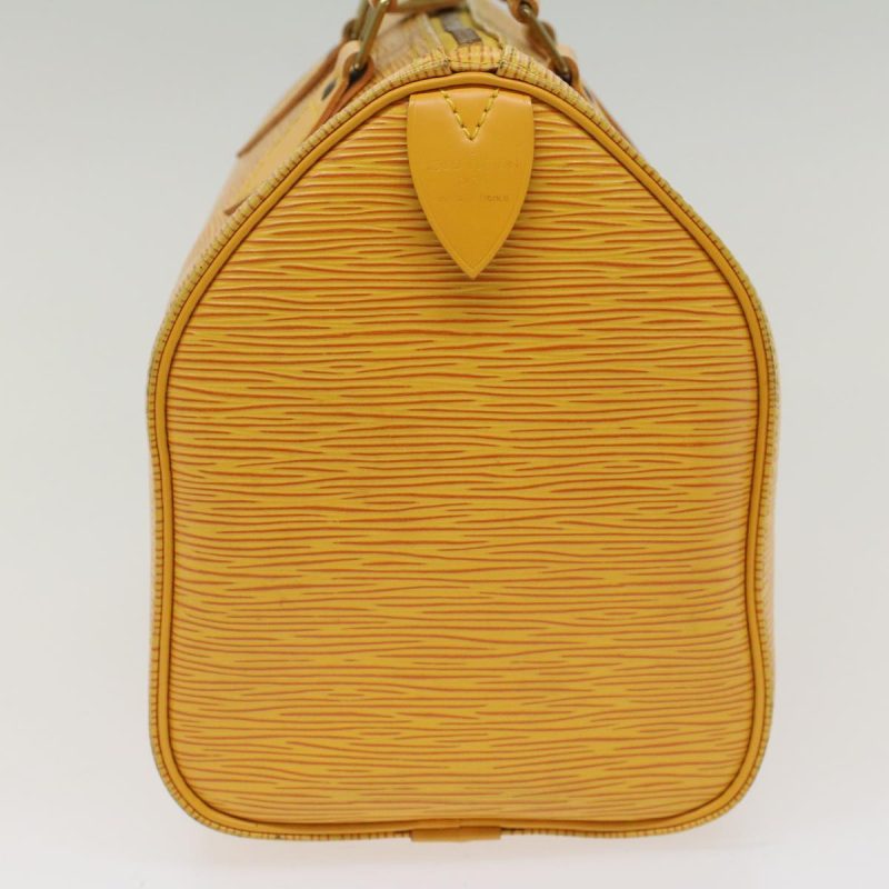 LOUIS VUITTON Epi Speedy 25 Hand Bag Tassili Yellow M43019 50100 - Logoexplore - Image 4