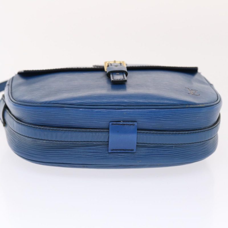 LOUIS VUITTON Epi June Feuille Shoulder Bag Blue - Logoexplore - Image 10