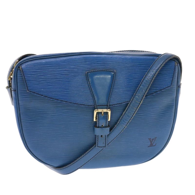 LOUIS VUITTON Epi June Feuille Shoulder Bag Blue - Logoexplore