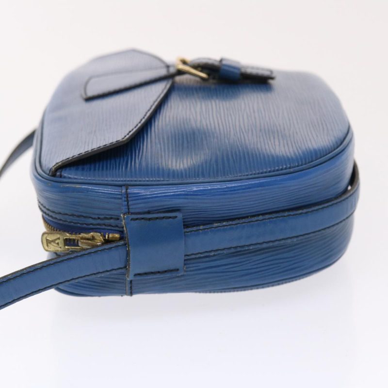 LOUIS VUITTON Epi June Feuille Shoulder Bag Blue - Logoexplore - Image 5