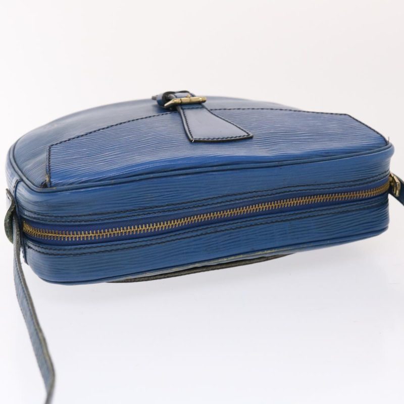 LOUIS VUITTON Epi June Feuille Shoulder Bag Blue - Logoexplore - Image 6
