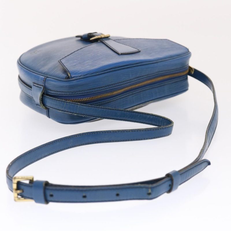 LOUIS VUITTON Epi June Feuille Shoulder Bag Blue - Logoexplore - Image 7