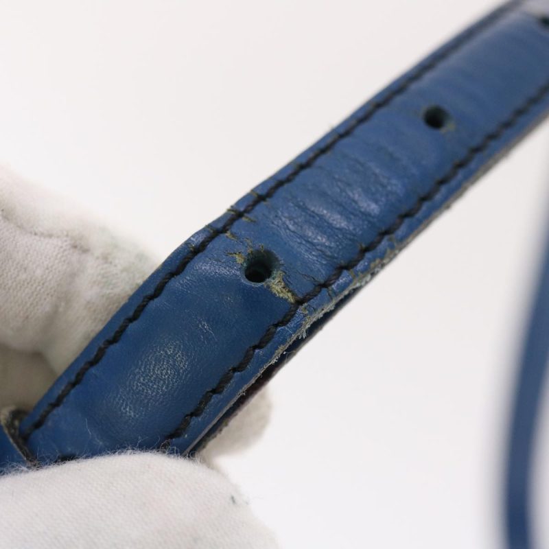 LOUIS VUITTON Epi June Feuille Shoulder Bag Blue - Logoexplore - Image 9