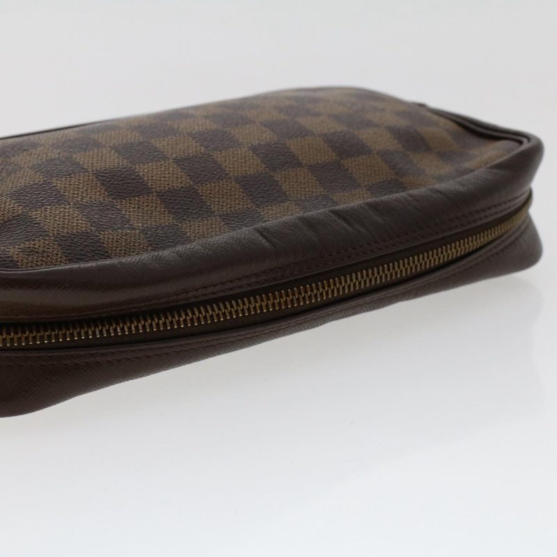 LOUIS VUITTON Damier Ebene Trousse Toilette Clutch Bag - Logoexplore - Image 5