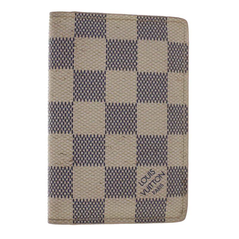 LOUIS VUITTON Damier Azur Organizer Dupoch Card Case - Logoexplore