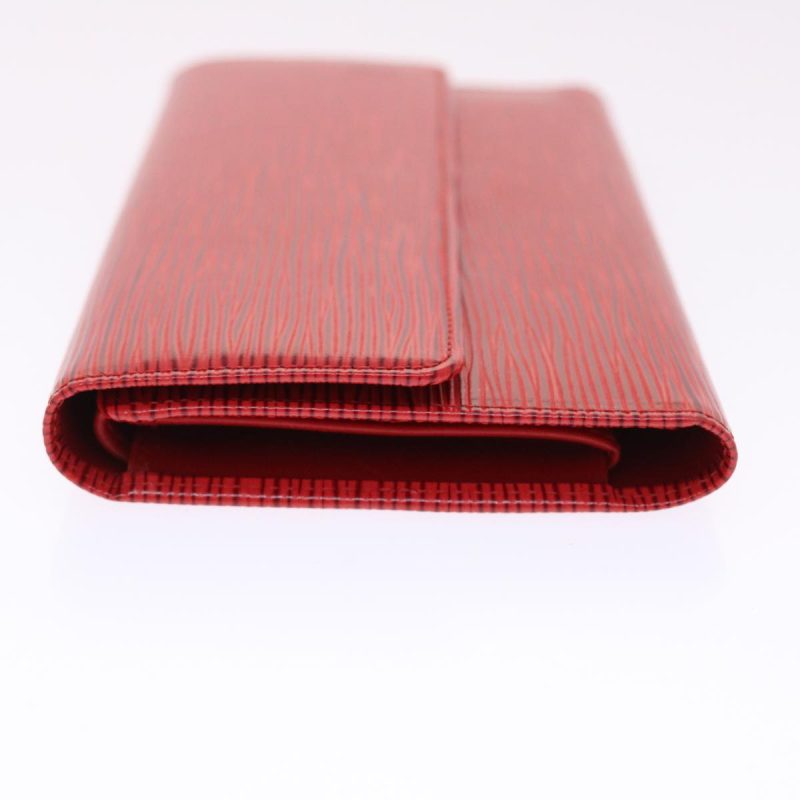 LOUIS VUITTON Epi Porte Tresor International Long Wallet Red M63387 Auth 50314 - Logoexplore - Image 4