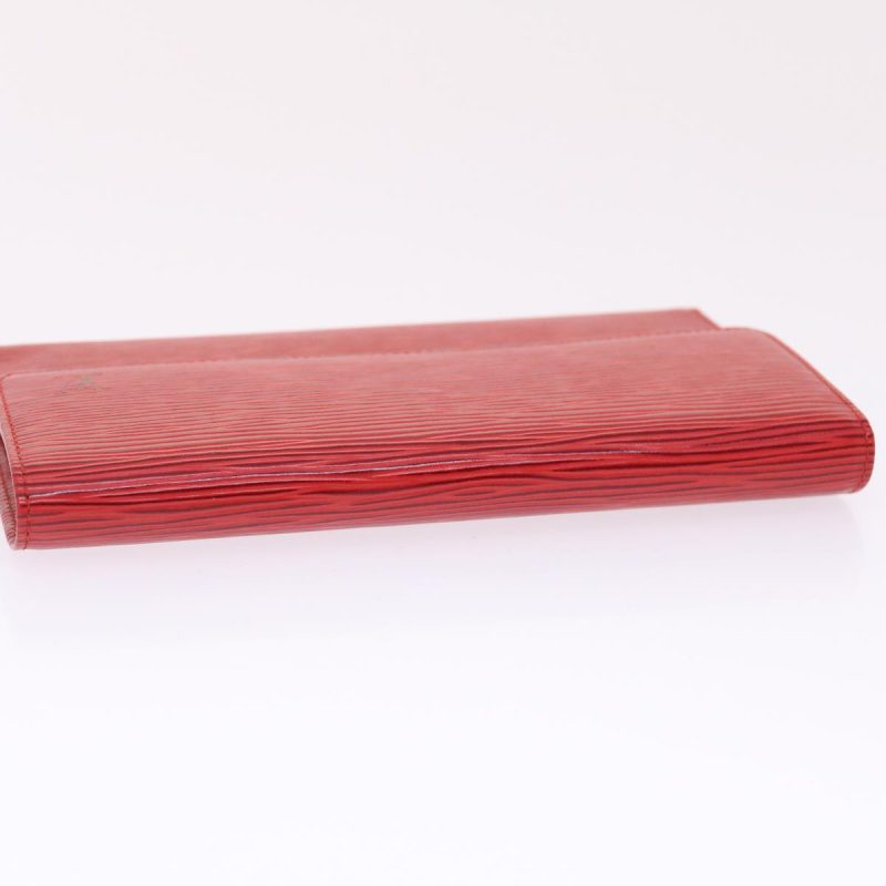 LOUIS VUITTON Epi Porte Tresor International Long Wallet Red M63387 Auth 50314 - Logoexplore - Image 5