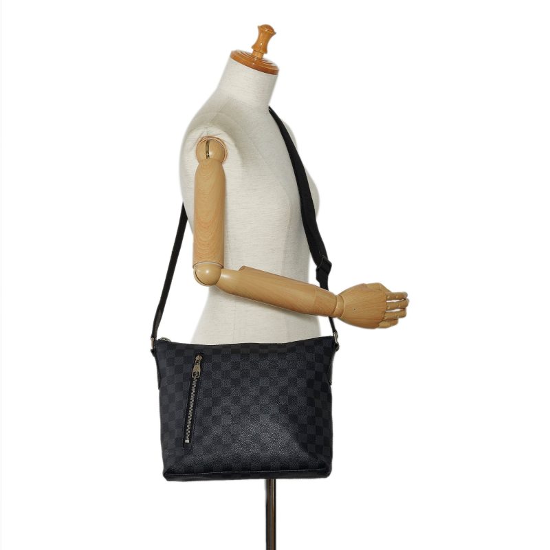 LOUIS VUITTON Damier Graphite Mick PM Crossbody Bag - Logoexplore - Image 9