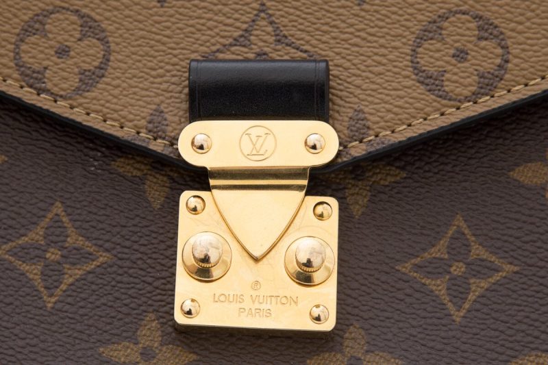Louis Vuitton Brown Reverse Monogram Pochette Metis Cross-Body - Logoexplore - Image 6