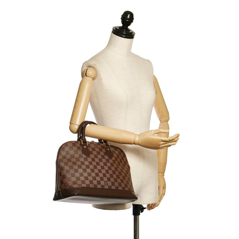 Louis Vuitton Damier Ebene Alma PM Handbag - Logoexplore - Image 9