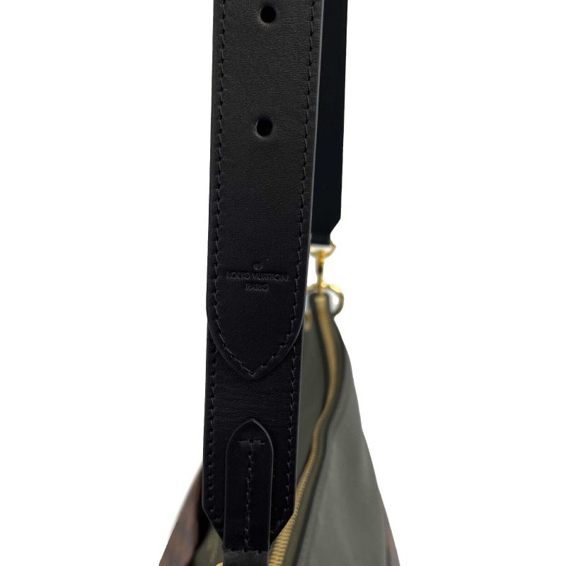 LOUIS VUITTON Damier Ebene Canvas Maida Hobo - Brown/Green Shoulder Bag - Logoexplore - Image 10