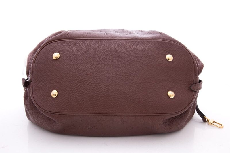 Louis Vuitton Brown Leather Monogram Mahina Hobo Handbag - Logoexplore - Image 6