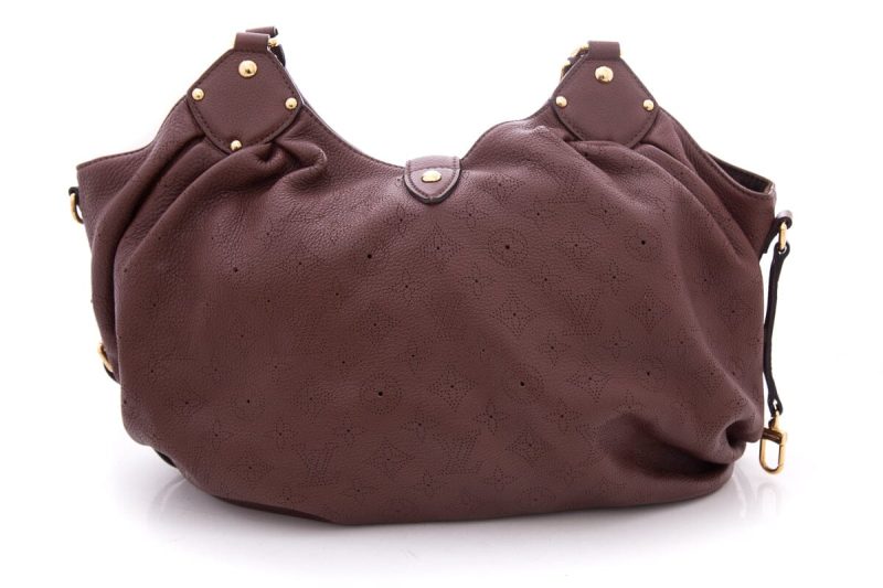 Louis Vuitton Brown Leather Monogram Mahina Hobo Handbag - Logoexplore - Image 5