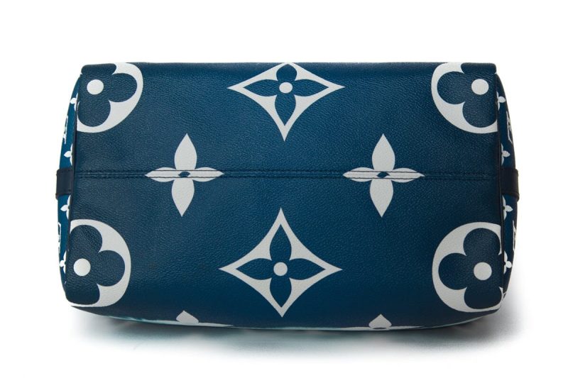 Louis Vuitton Blue Monogram Escale Speedy 3 Bandouliere Handbag - Logoexplore - Image 6