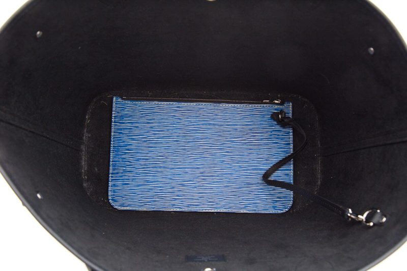 Louis Vuitton Blue Denim EPI  Neverfull Tote - Logoexplore - Image 7