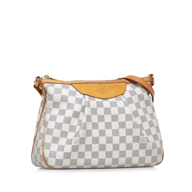 LOUIS VUITTON Damier Azur Siracusa PM Crossbody Bag - Logoexplore - Image 2