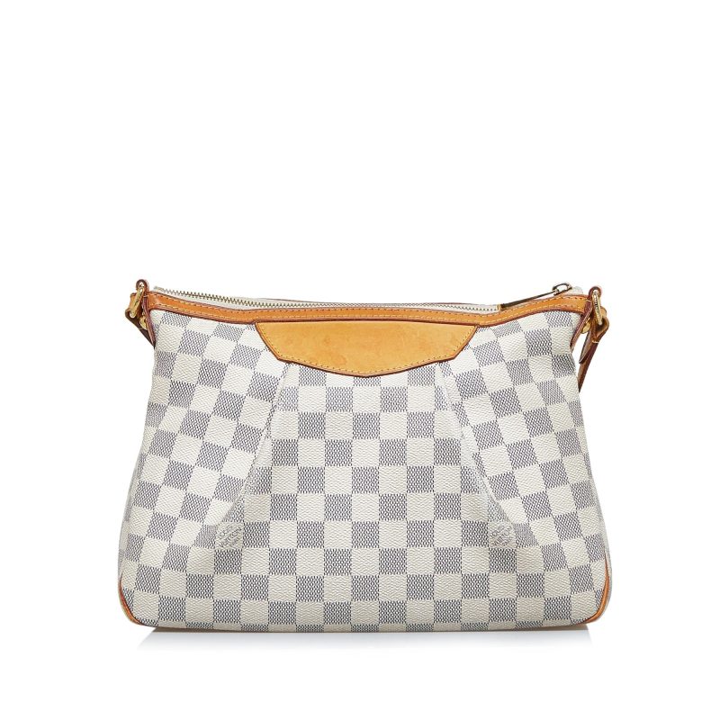 LOUIS VUITTON Damier Azur Siracusa PM Crossbody Bag - Logoexplore - Image 3