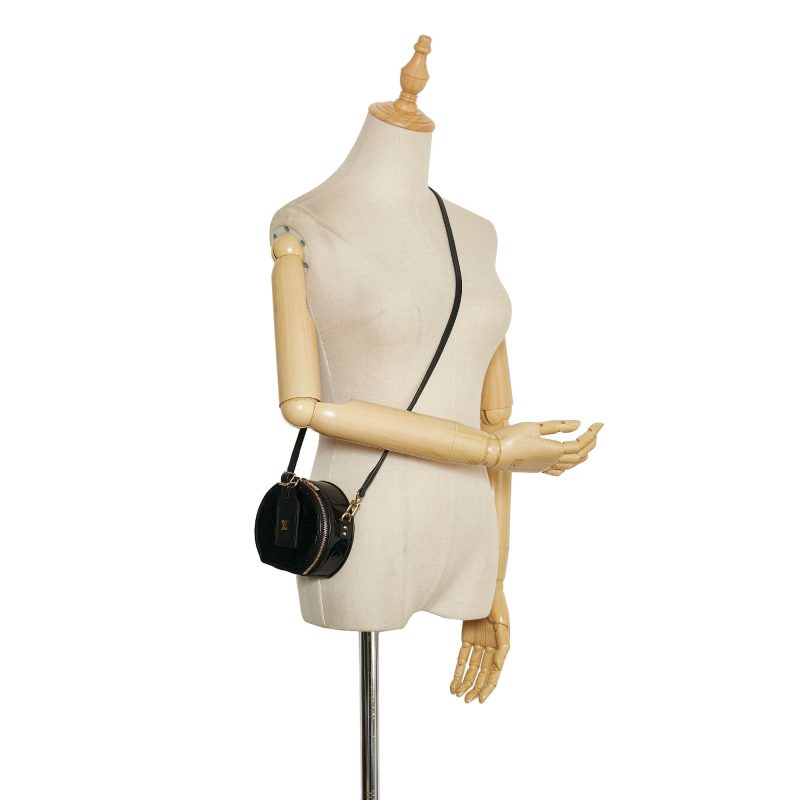 Louis Vuitton Boite Chapeau Souple Mini Black Monogram Vernis - Logoexplore - Image 10